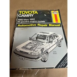 Haynes Toyota Camry Automotive Repair Manual 1983-1991 Gasoline Engine Models